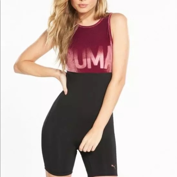 NWT PUMA X SELENA GOMEZ VELVET UNITARD ROMPER M - Picture 5 of 5